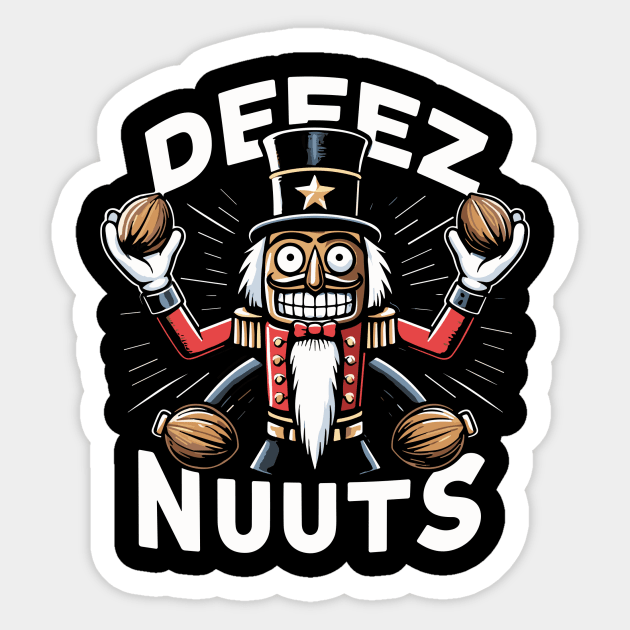 deez nuts Sticker by Rizstor